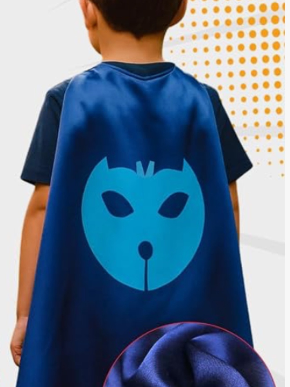 PJ Masks Catboy Cape and Mask Dress Up Set Fits Kids Size 4-6